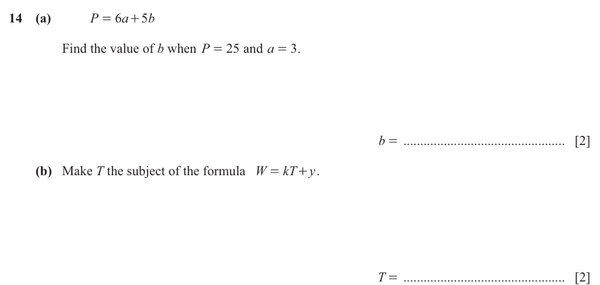 IGCSE Mathematics 0580 May/June 2025 Paper 32 Question 14 – Numbers, The four rules, 4 marks