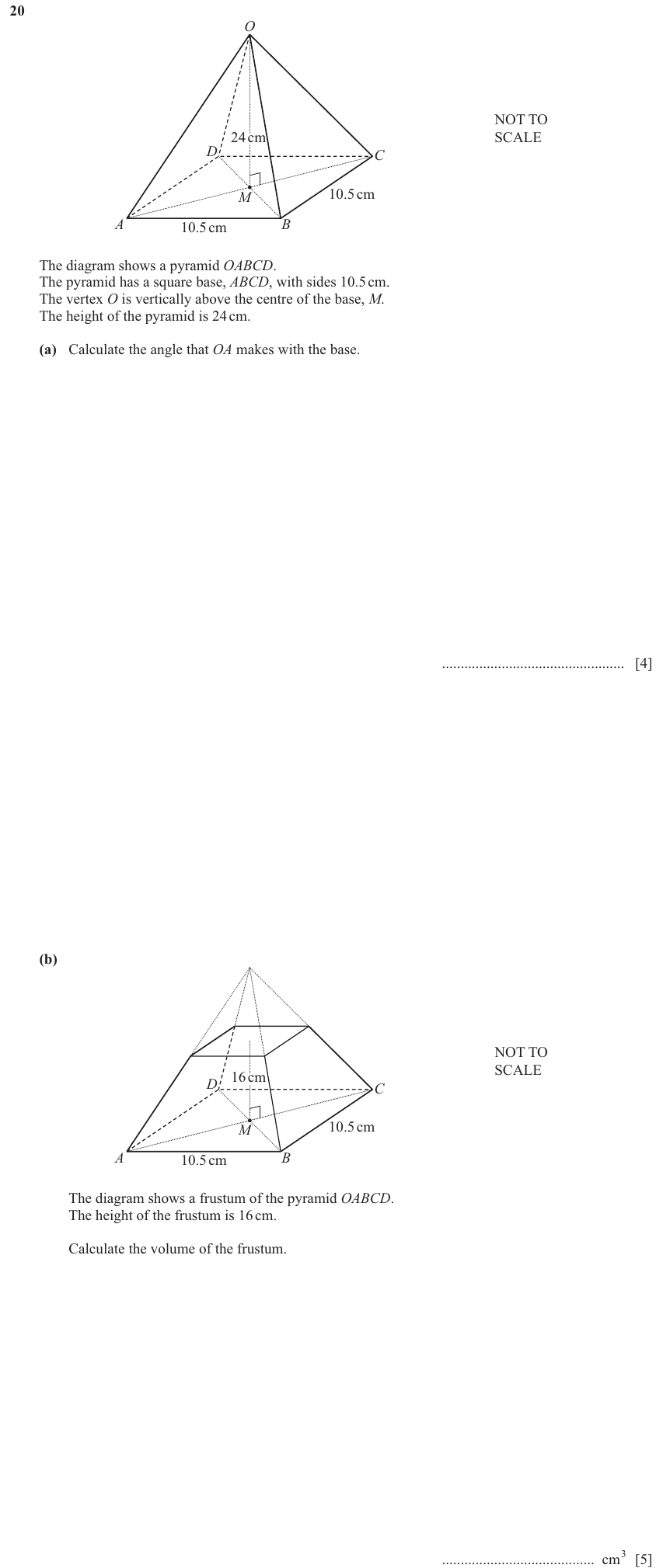 IGCSE 0580 Jun 2025 Paper 41 Question 20 — Vectors (basic) (Extended, 9 marks)