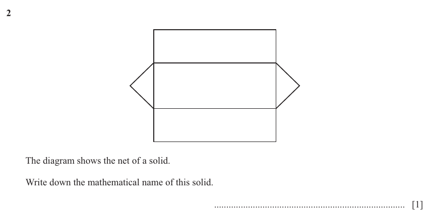 IGCSE Mathematics 0580 May/June 2025 Paper 42 Question 2 – Numbers, The four rules, 1 marks