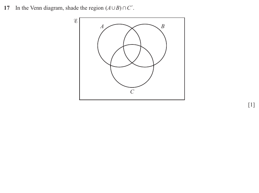 IGCSE Mathematics 0580 May/June 2025 Paper 43 Question 17 – Algebra, Inequalities, 1 marks