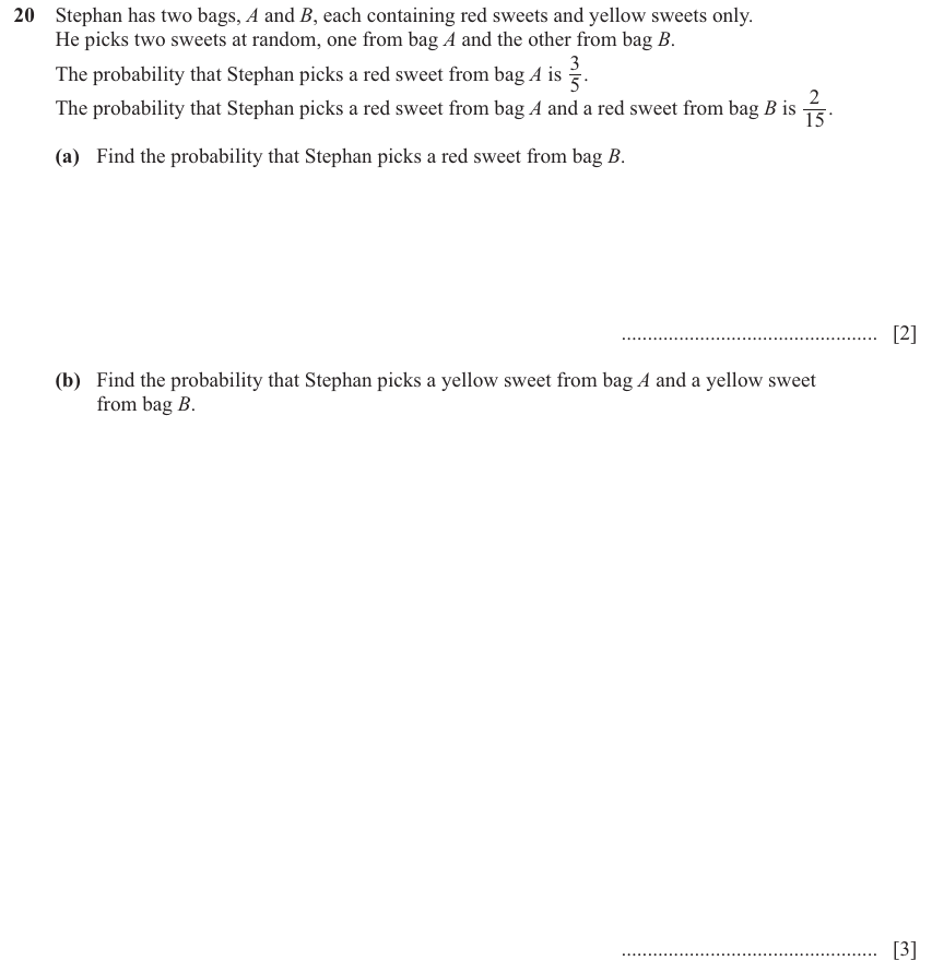 IGCSE 0580 Jun 2025 Paper 43 Question 20 — General (Extended, 5 marks)