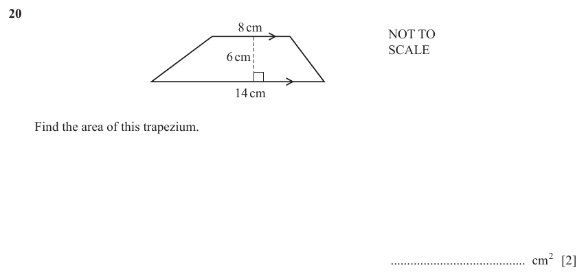 IGCSE Mathematics 0580 Oct/Nov 2023 Paper 11 Question 20 – Geometry, Geometrical terms and vocabulary, 2 marks