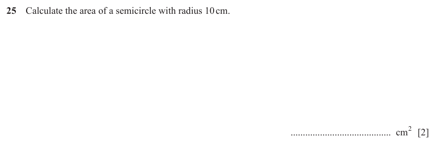 IGCSE Mathematics 0580 Oct/Nov 2023 Paper 11 Question 25 – Numbers, The four rules, 2 marks