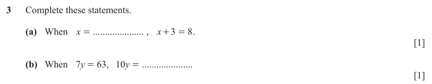 IGCSE Mathematics 0580 Oct/Nov 2023 Paper 11 Question 3 – Numbers, The four rules, 2 marks