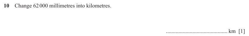 IGCSE Mathematics 0580 Oct/Nov 2023 Paper 12 Question 10 – Numbers, The four rules, 1 marks