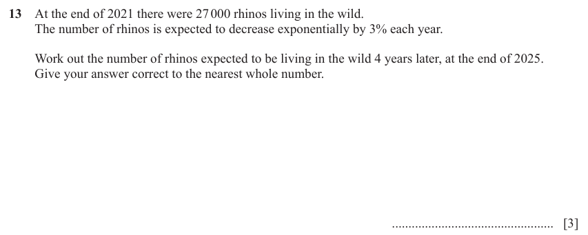 IGCSE Mathematics 0580 Oct/Nov 2023 Paper 21 Question 13 – Numbers, Bounds, 3 marks
