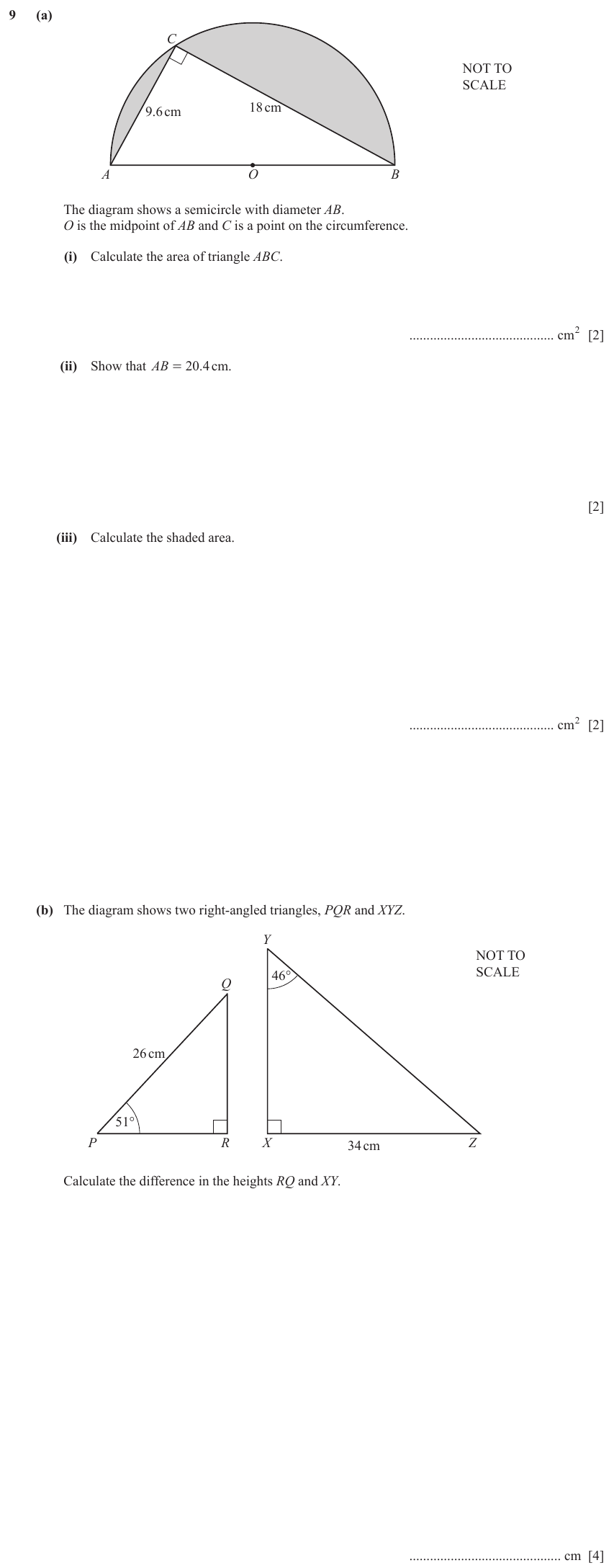 IGCSE Mathematics 0580 Oct/Nov 2023 Paper 33 Question 9 – Vectors, Vectors (basic), 10 marks