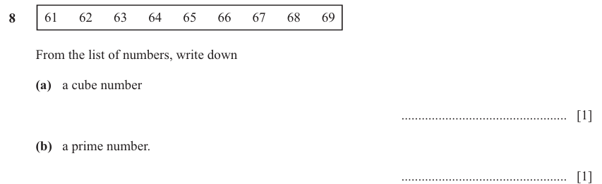 IGCSE Mathematics 0580 Oct/Nov 2024 Paper 13 Question 8 – Numbers, The four rules, 2 marks