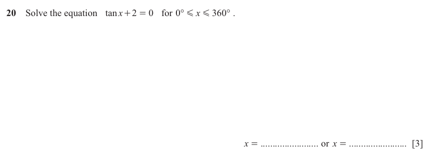 IGCSE Mathematics 0580 Oct/Nov 2024 Paper 23 Question 20 – Algebra, Basic algebra, 3 marks