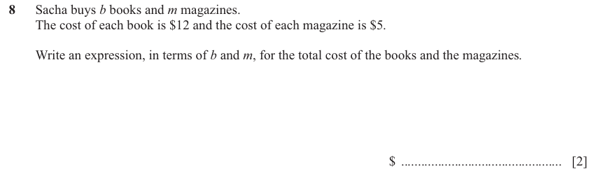 IGCSE Mathematics 0580 Oct/Nov 2024 Paper 23 Question 8 – Vectors, Further vectors (vector combinations), 2 marks