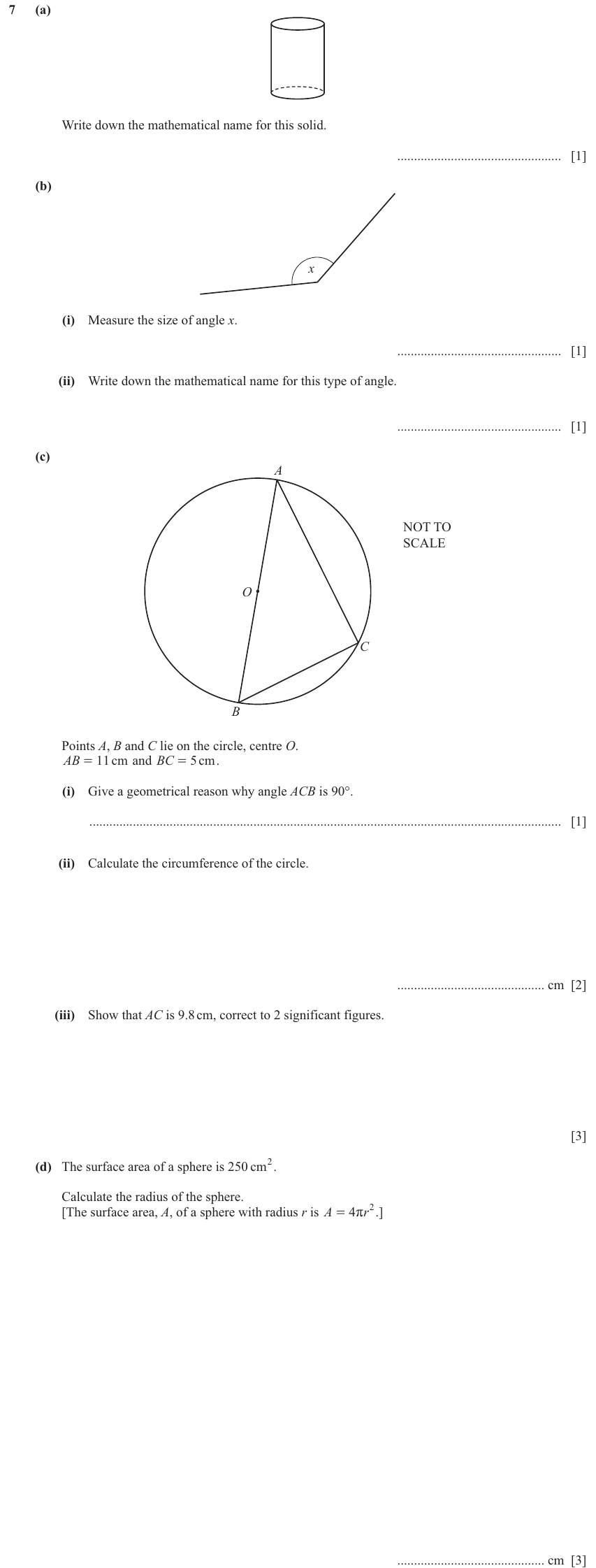 IGCSE Mathematics 0580 Oct/Nov 2024 Paper 33 Question 7 – Numbers, The four rules, 12 marks
