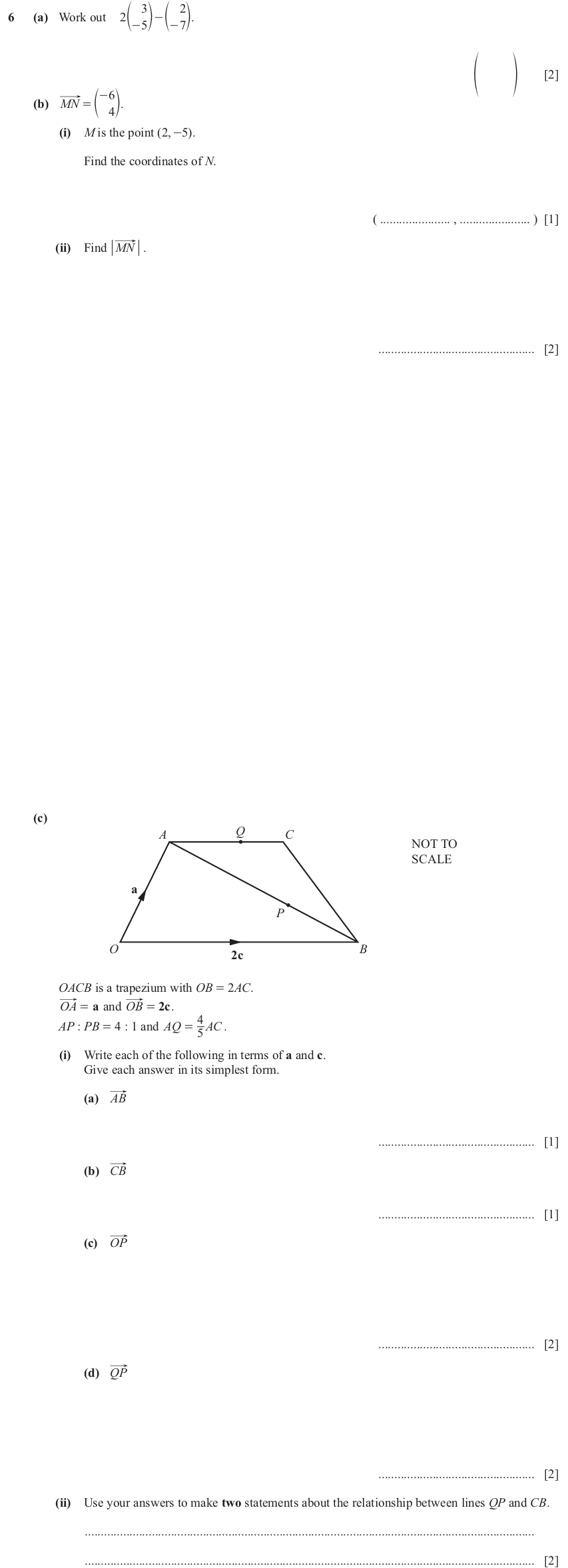IGCSE Mathematics 0580 Oct/Nov 2024 Paper 42 Question 6 – Numbers, The four rules, 13 marks