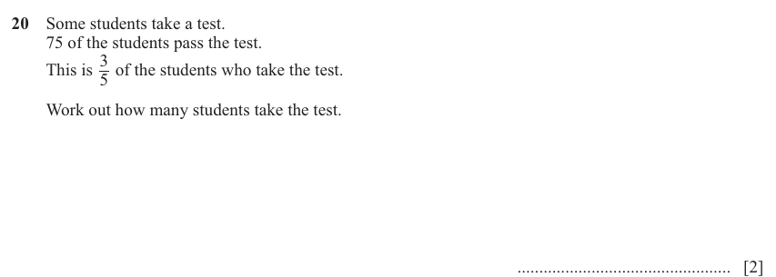 IGCSE Mathematics 0580 Oct/Nov 2025 Paper 11 Question 20 – Numbers, The four rules, 2 marks