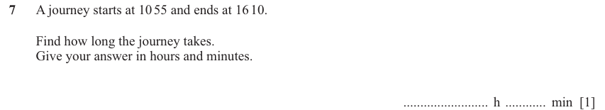 IGCSE Mathematics 0580 Oct/Nov 2025 Paper 13 Question 7 – Numbers, The four rules, 1 marks