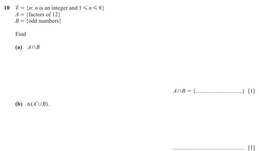 IGCSE Mathematics 0580 Oct/Nov 2025 Paper 21 Question 10 – Numbers, The four rules, 2 marks