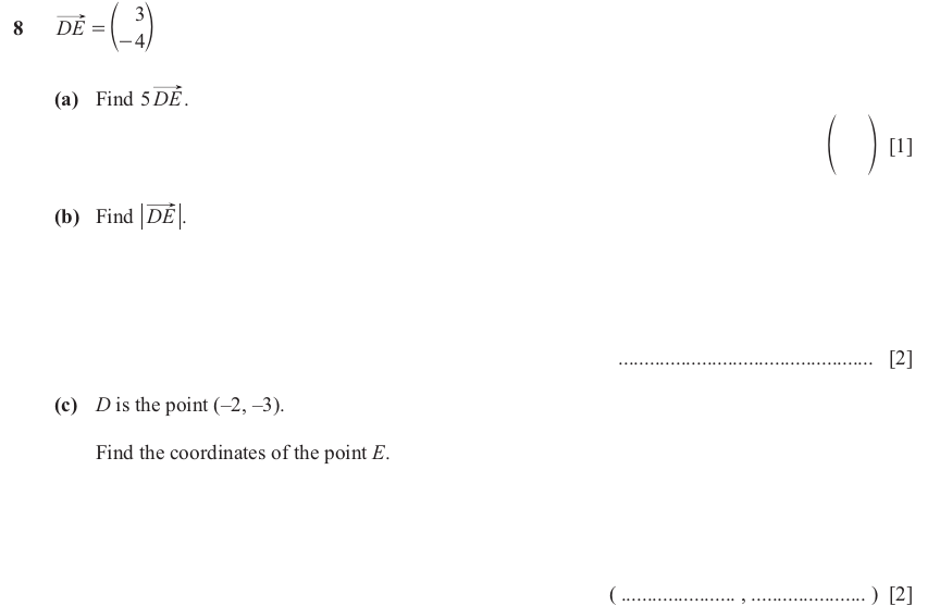 IGCSE 0580 Nov 2025 Paper 23 Question 8 — The four rules (Extended, 5 marks)