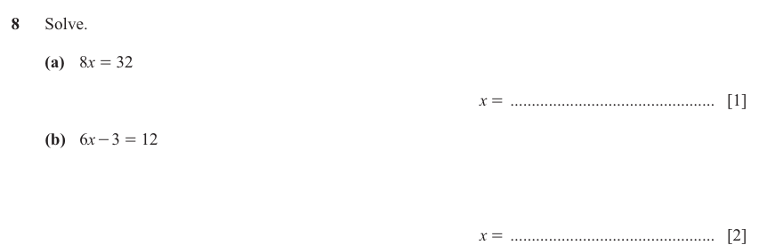 IGCSE Mathematics 0580 Oct/Nov 2025 Paper 31 Question 8 – Numbers, The four rules, 5 marks