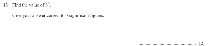 IGCSE Mathematics 0580 Oct/Nov 2025 Paper 32 Question 13 – Numbers, The four rules, 2 marks