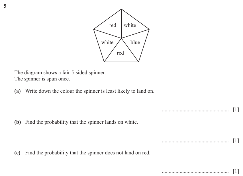 IGCSE Mathematics 0580 Oct/Nov 2025 Paper 33 Question 5 – Numbers, The four rules, 3 marks