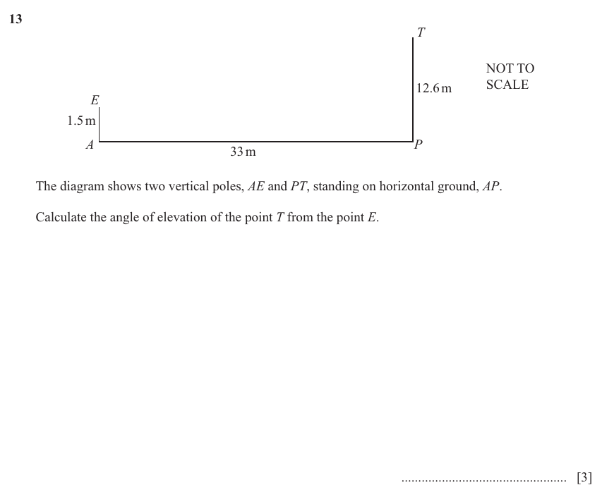 IGCSE Mathematics 0580 Oct/Nov 2025 Paper 41 Question 13 – Geometry, Geometrical terms and vocabulary, 3 marks