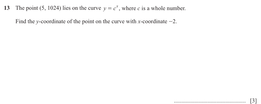 IGCSE Mathematics 0580 Oct/Nov 2025 Paper 43 Question 13 – Co-ordinate geometry, Cartesian coordinates (2D), 3 marks