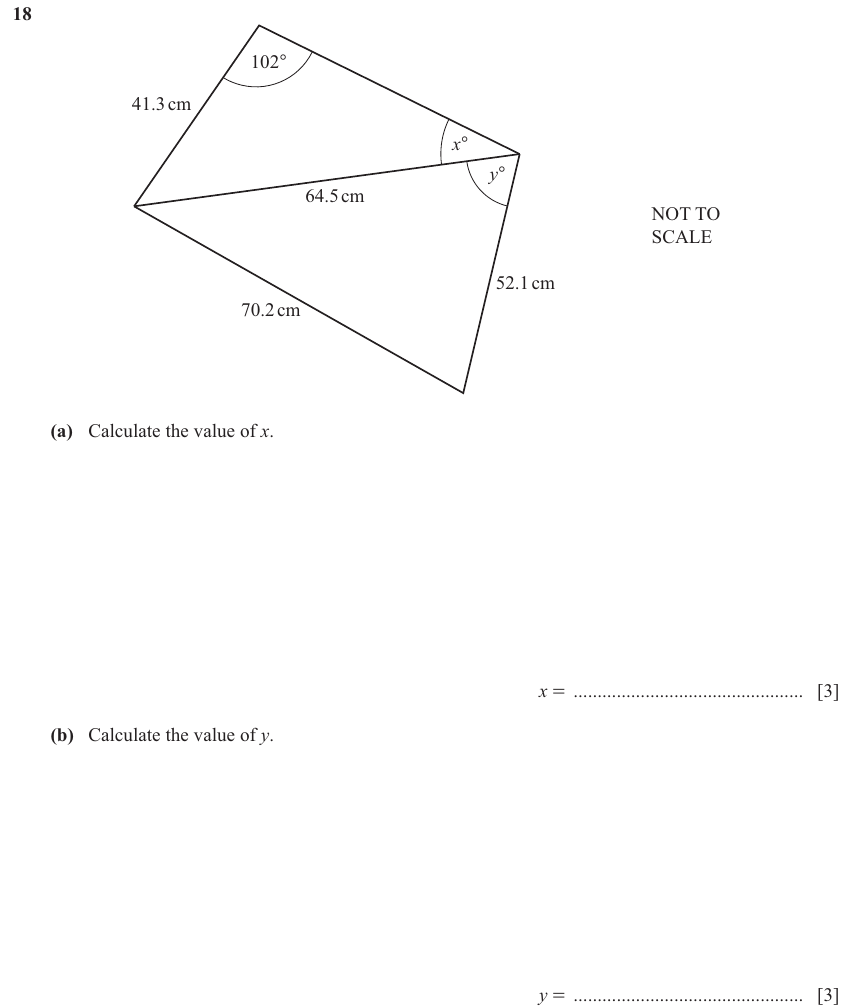 IGCSE 0580 Nov 2025 Paper 43 Question 18 — The four rules (Extended, 6 marks)