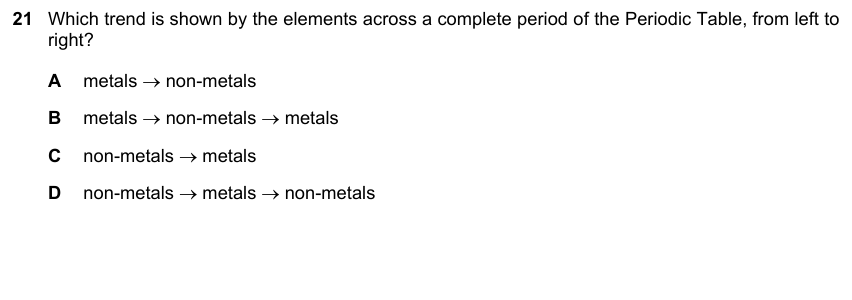 IGCSE 0653 Mar 2023 Paper 12 Q21 — Organic Chemistry