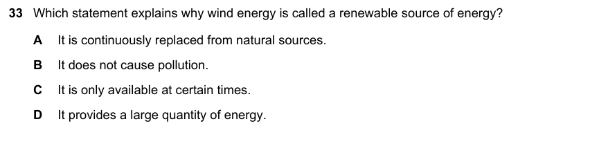 IGCSE 0653 Mar 2023 Paper 12 Q33 — Human Influences on Ecosystems