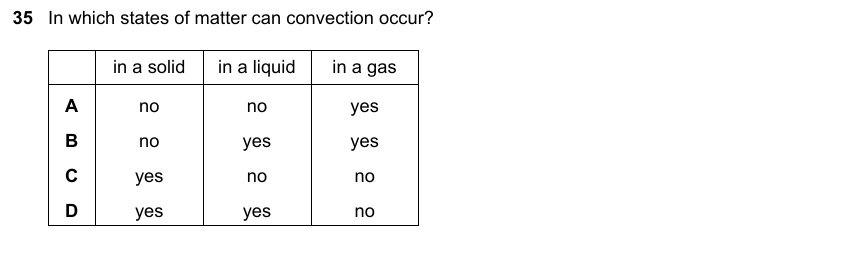 IGCSE 0653 Mar 2023 Paper 12 Q35 — States of Matter & Particles