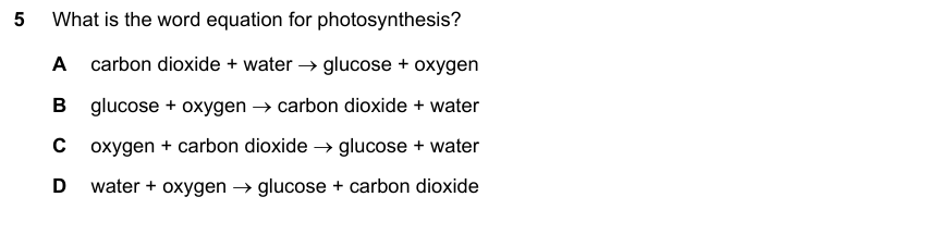 IGCSE 0653 Mar 2023 Paper 12 Q5 — Gas Exchange & Respiration