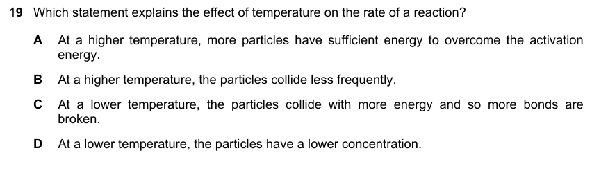 IGCSE 0653 Mar 2023 Paper 22 Q19 — Rate of Reaction