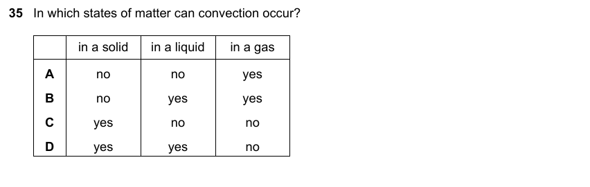IGCSE 0653 Mar 2023 Paper 22 Q35 — States of Matter & Particles