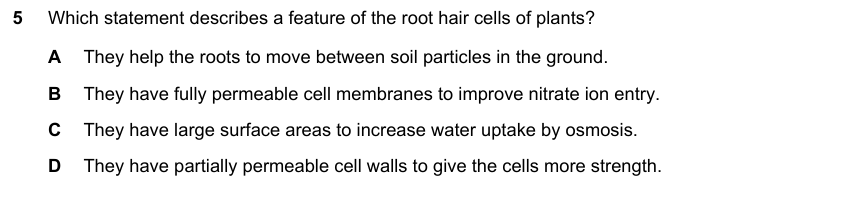 IGCSE 0653 Mar 2023 Paper 22 Q5 — Transport in Animals