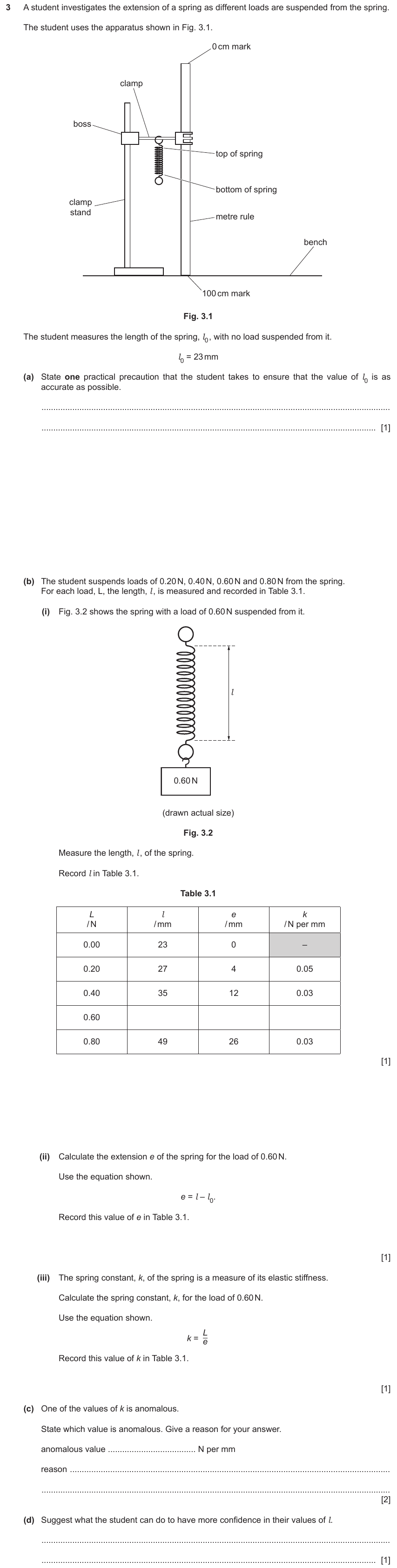 IGCSE 0653 Mar 2023 Paper 62 Q3 — Electricity & Magnetism