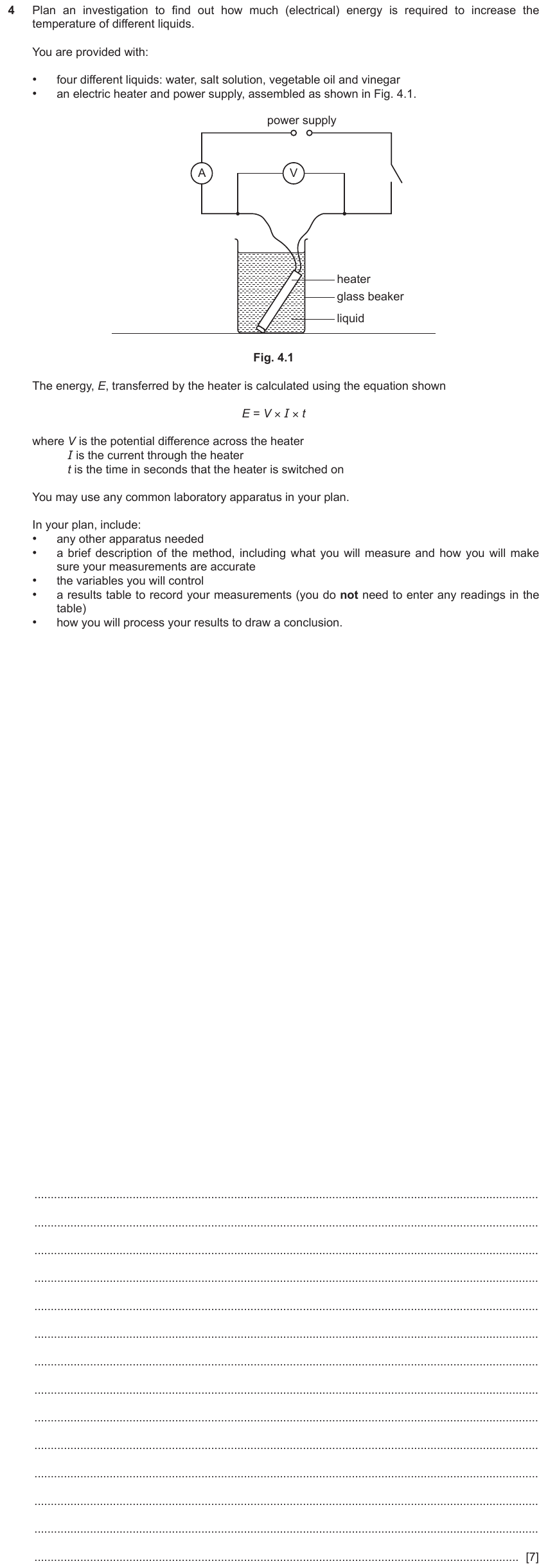 IGCSE 0653 Mar 2023 Paper 62 Q4 — Electricity & Magnetism