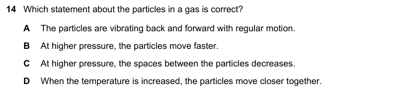 IGCSE 0653 Mar 2024 Paper 12 Q14 — Gas Exchange & Respiration