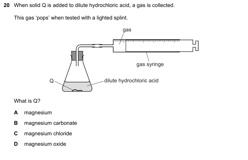 IGCSE 0653 Mar 2024 Paper 12 Q20 — Acids, Bases & Salts