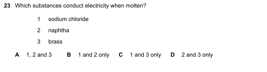 IGCSE 0653 Mar 2024 Paper 12 Q23 — Chemistry of the Environment