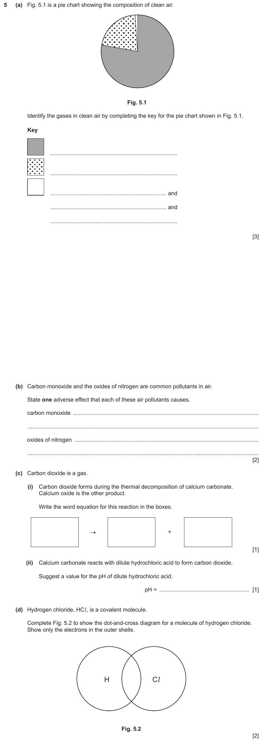 IGCSE 0653 Mar 2024 Paper 32 Q5 — Acids, Bases & Salts