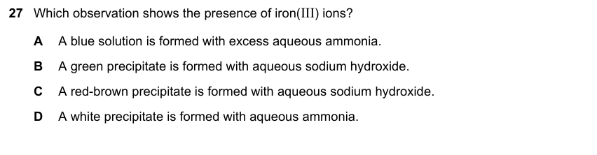 IGCSE 0653 Mar 2025 Paper 12 Q27 — Acids, Bases & Salts