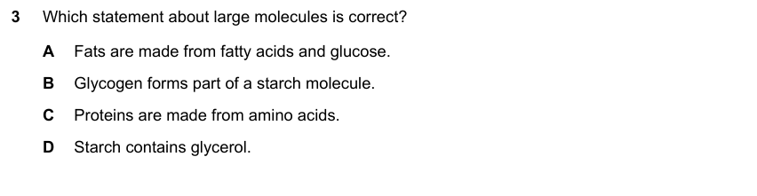 IGCSE 0653 Mar 2025 Paper 12 Q3 — Gas Exchange & Respiration