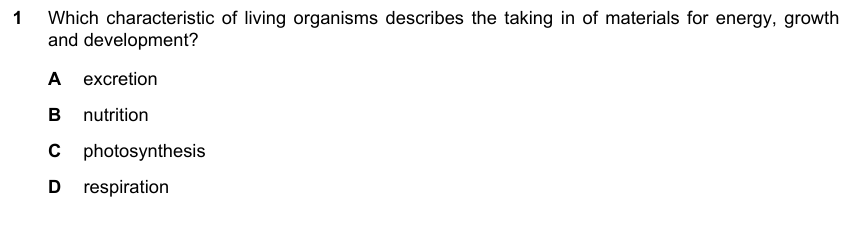 IGCSE 0653 Mar 2025 Paper 22 Q1 — Excretion