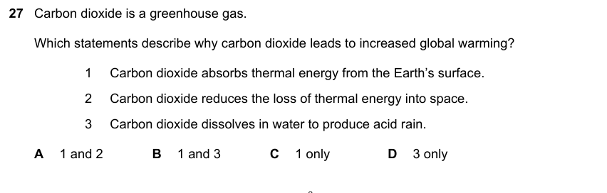 IGCSE 0653 Mar 2025 Paper 22 Q27 — Human Influences on Ecosystems