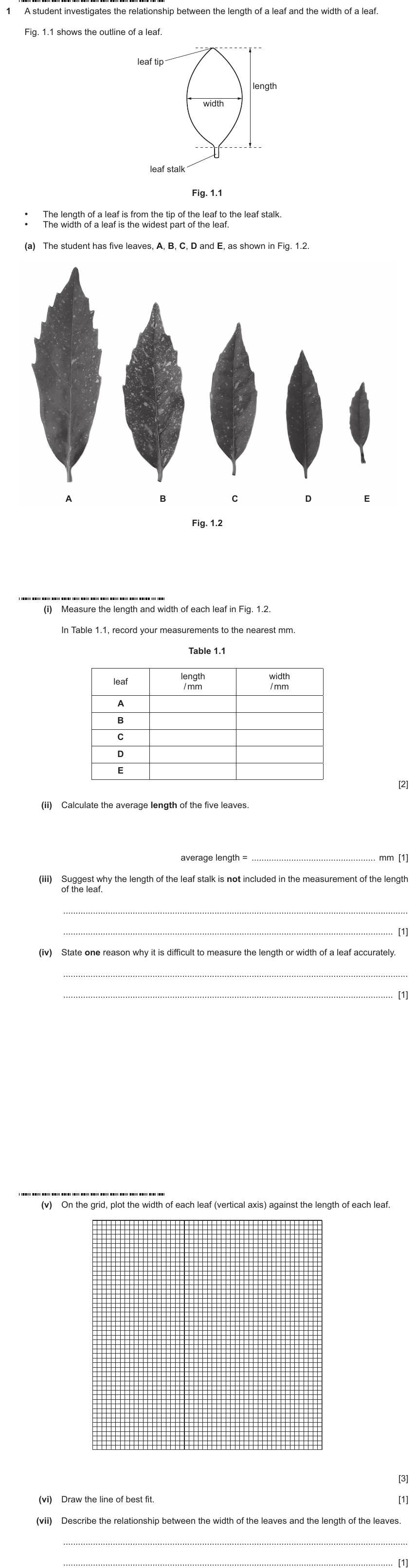 IGCSE 0653 Mar 2025 Paper 62 Q1 — Acids, Bases & Salts