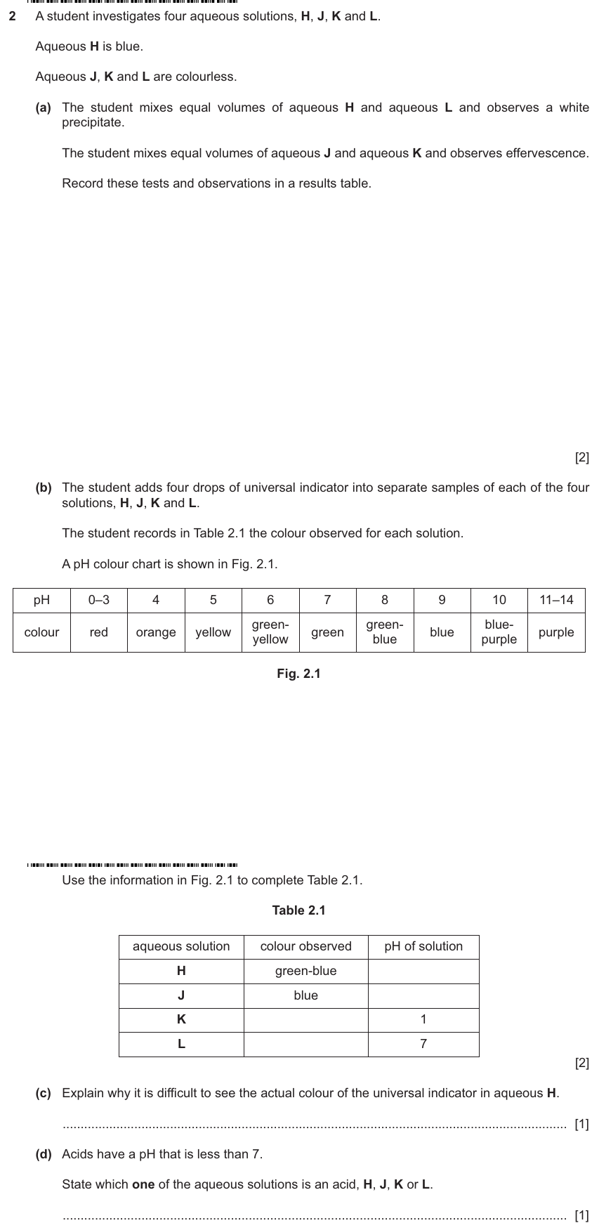 IGCSE 0653 Mar 2025 Paper 62 Q2 — Acids, Bases & Salts
