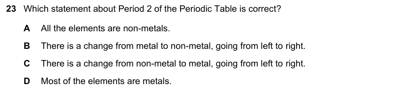 IGCSE 0653 May/Jun 2023 Paper 11 Q23 — Rate of Reaction
