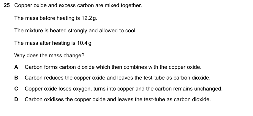 IGCSE 0653 May/Jun 2023 Paper 11 Q25 — Rate of Reaction