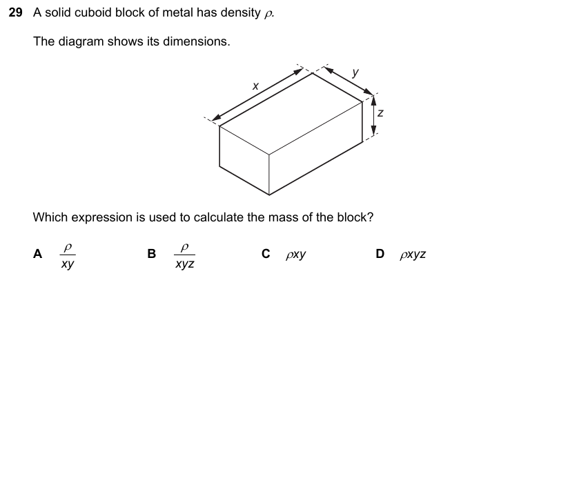 IGCSE 0653 May/Jun 2023 Paper 11 Q29 — Organic Chemistry