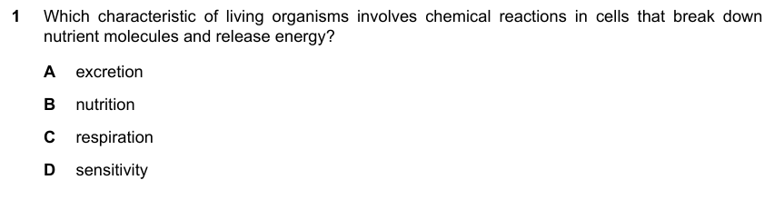 IGCSE 0653 May/Jun 2023 Paper 21 Q1 — Excretion