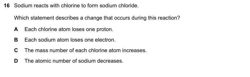 IGCSE 0653 May/Jun 2023 Paper 21 Q16 — Atoms, Elements & Compounds